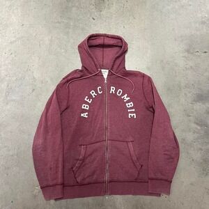 Y2K Abercrombie &‎ fitch full zip embroidered hoodie
